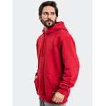 Moletom Canguru Masculino Vermelho 