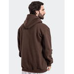 Moletom Canguru Masculino Marrom