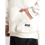 Moletom Canguru Masculino Off White