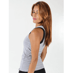 Regata Nadador Feminina Cinza Mescla