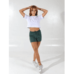 Shorts Moletinho Verde Musgo