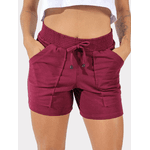 Shorts Moletinho Bordô