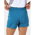 Shorts Moletinho Azul Turquesa