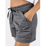 Shorts Moletom Cinza