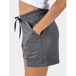 Shorts Moletom Cinza