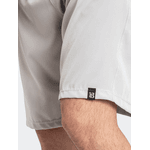 Bermuda Tactel Masculina Cinza Prata
