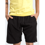 Bermuda Tactel Masculina Preta