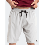 Bermuda Tactel Masculina Cinza Prata