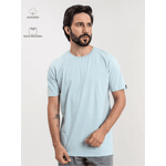 Camiseta Masculina Basic Azul Bebê