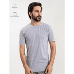 Camiseta Masculina Basic Cinza