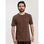 Camiseta Masculina Basic Marrom