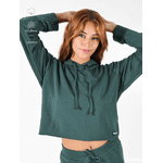 Cropped Moletinho Verde Musgo