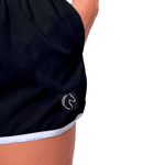 Short Feminino Preto Moda Praia ou Academia W2 Premium