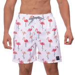 Short Masculino Flamingos Moda Praia ou Academia W2 Premium