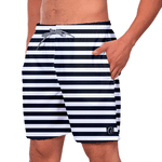 Short Masculino Linhas Preto Moda Praia ou Academia W2 Premium