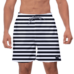 Short Masculino Linhas Preto Moda Praia ou Academia W2 Premium