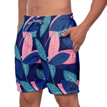 Short Masculino Flowers Moda Praia ou Academia W2 Premium