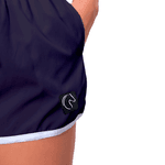 Kit Short Casal Masculino Feminino Azul Marinho