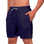 Kit Short Casal Masculino Feminino Azul Marinho