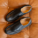 Sapato Masculino Comfort Walk Gel - Couro Preto