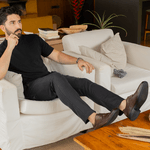 Sapato Masculino Derby Maranelo - Couro Café
