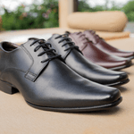 Sapato Masculino Derby London - Couro Preto