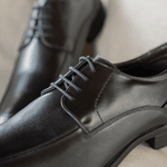 Sapato Masculino Derby JJ - Couro Preto