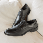 Sapato Masculino Derby JJ - Couro Preto