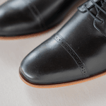 Sapato Masculino Oxford Holanda - Couro Preto