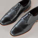 Sapato Masculino Oxford Holanda - Couro Preto