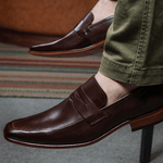 Sapato Masculino Loafer Romani - Couro Chocolate