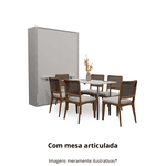 Cama Casal Linha Prime com Mesa Articulada