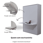 Cama Queen Linha Prime Com Móvel