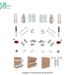 Kit Ferragens Beliche Linha Economic - SH
