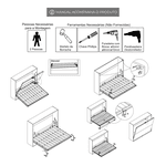 Kit Ferragens Casal Horizontal Linha Prime - SH