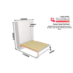 Cama Casal Linha Prime com Mesa Articulada