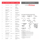 Kit Ferragens Queen Vertical Linha Prime - SH