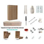 Kit ferragens casal vertical linha economic plus