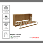 Kit Ferragens Solteiro Horizontal Linha Prime