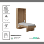 Kit Ferragens Solteiro Vertical Linha Economic-SH