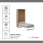 Kit Ferragens Solteiro Vertical Linha Prime