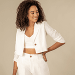 Blazer Arara Azul sem Bordado - Coleção Arara Azul