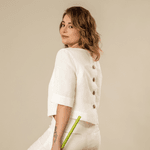 Blusa Buriti - Coleção Arara Azul