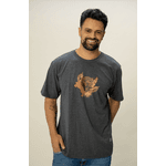 Camiseta Onça Pintada - Cinza