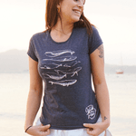 Camiseta Feminina - Coleção Cetáceos 