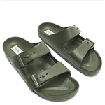 Sandália Vegana Slide Ecoa Verde Floresta SOS Mata Atlântica