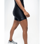 Macaquinho Fitness Feminino Poliamida Com Elastano Preto