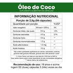 Óleo de Coco Extra Virgem - Bio Vittas - 120 Cápsulas 1000mg - 3x