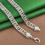 Corrente Prata Esterlina 925 para Homens – Acessório Masculino – 50 cm e 9 mm – Presente Elegante e Versátil, Joias na Moda