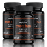 Cafeína Máxima Absorção Pré-Treino - BV Nutrition - 120 Comprimidos 1000mg - 3x